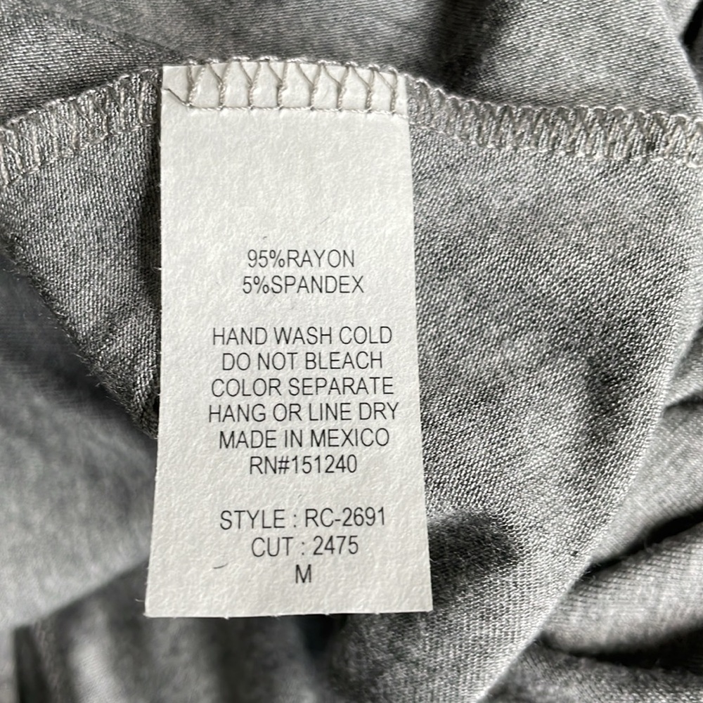 Rolla Coster Summer Dress Size M Gray No Sleeves A-line - Picture 6 of 8